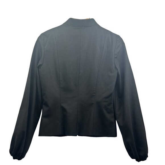 Twelfth Street by Cynthia Vincent Jacket Womens Small Wool Zip Bomber Style 5042 - Picture 3 of 12